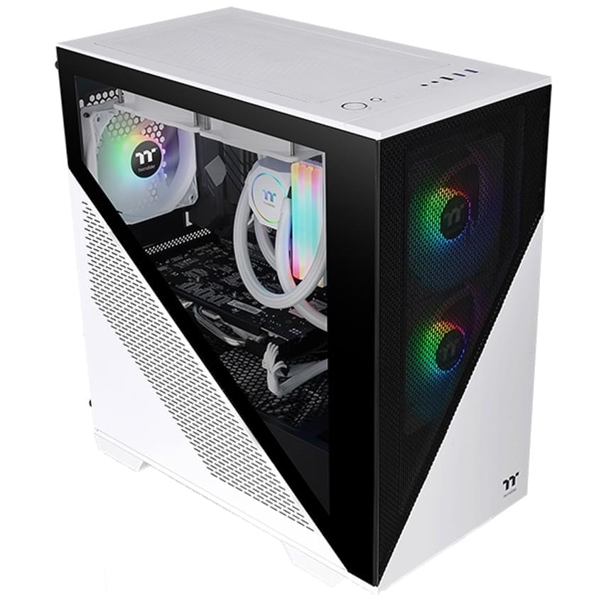 Gabinete Thermaltake Divider 170 Tg Argb Snow 2 Fans Blanco Atx Micro Tower